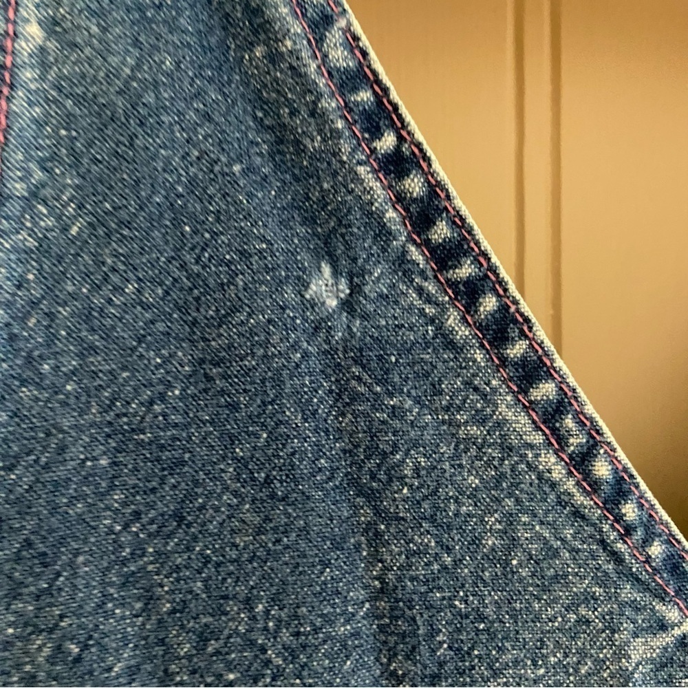 Vintage 80s/90s Acid Wash Toddler Romper Size 2 - Picture 6 of 8